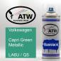 Preview: Volkswagen, Capri Green Metallic, LA6U / Q5: 400ml Sprühdose, von ATW Autoteile West.